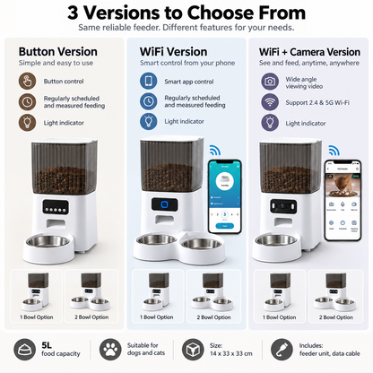 5L Automatic Pet Feeder