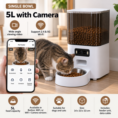 5L Automatic Pet Feeder