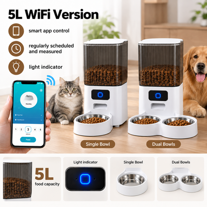 5L Automatic Pet Feeder