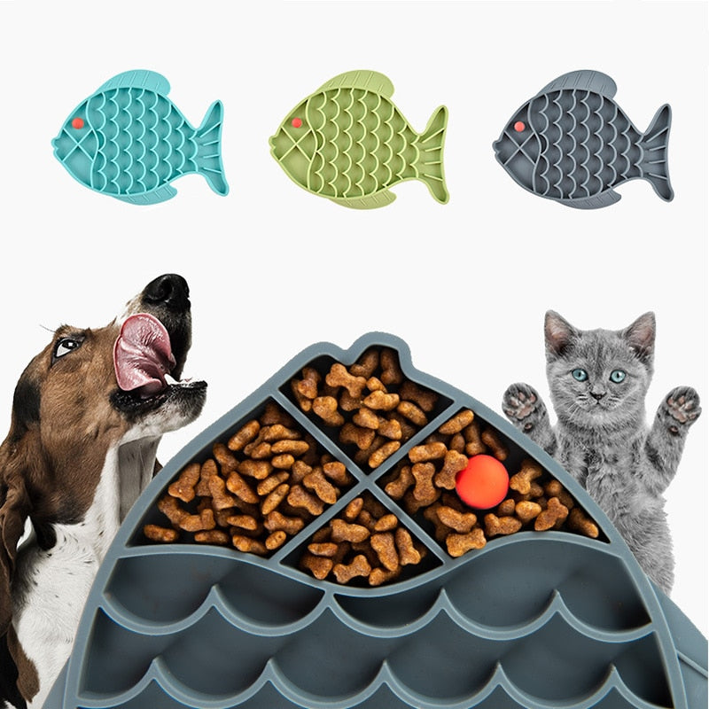 Lick Mat Slow Feeding, Food Bowl For Small Medium Dogs Puppy Cat Treat Feeder Dispenser Pet Supplies