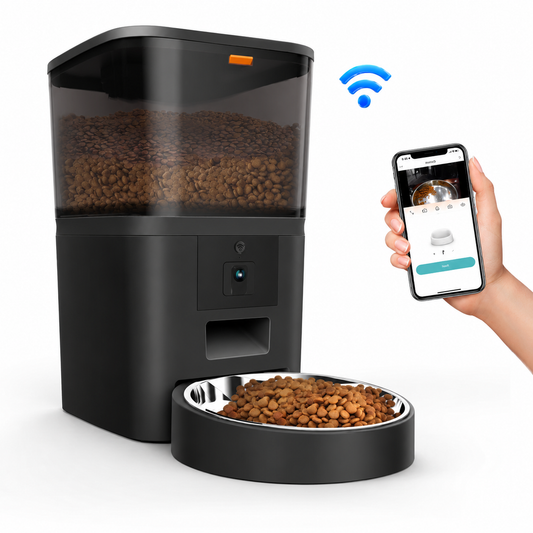 Smart WiFi Pet Feeder with Camera