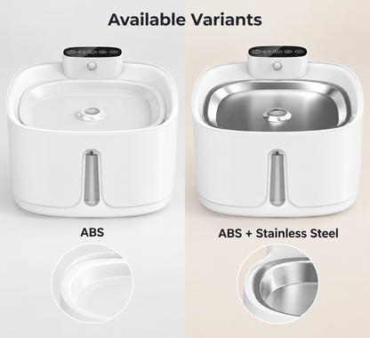 Smart Pet Water Fountain Wireless Stainless Steel Water Dispenser