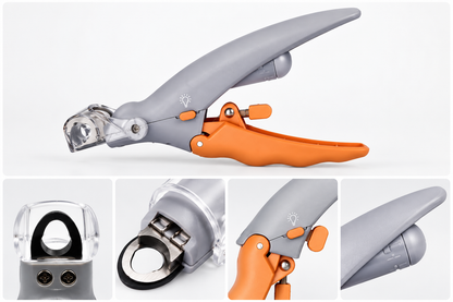LED Pet Nail Clippers with Safety Light for Dogs & Cats