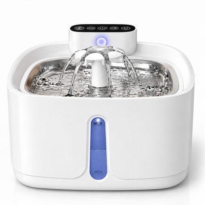 Smart Pet Water Fountain Wireless Stainless Steel Water Dispenser