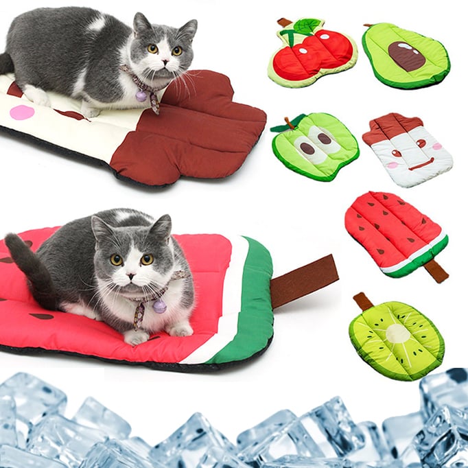Dog & Cat Cooling Mat with Washable Oxford Fabric Blanket