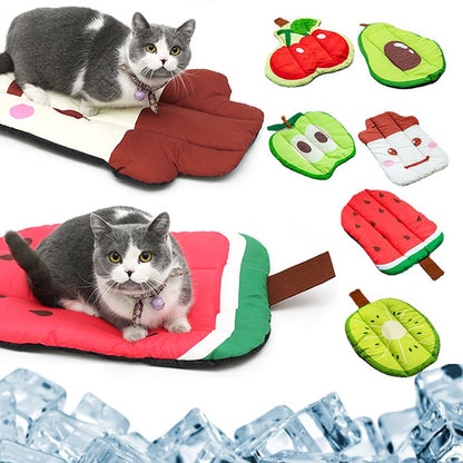 Dog & Cat Cooling Mat with Washable Oxford Fabric Blanket