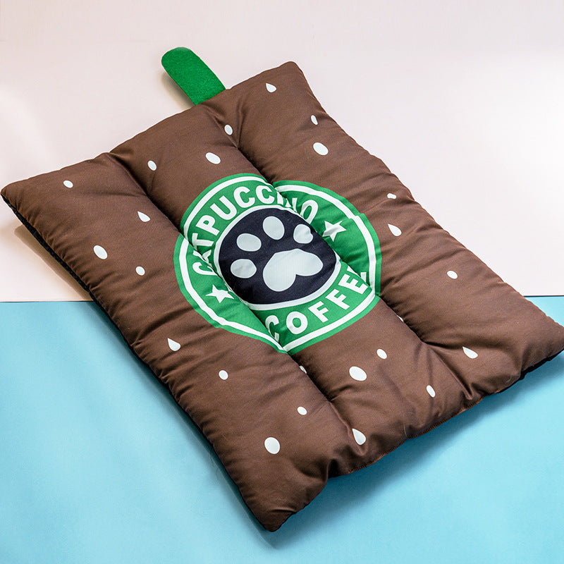 Dog & Cat Cooling Mat with Washable Oxford Fabric Blanket